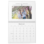 2027年 個人用家族写真カレンダー 12ヶ月 カレンダー (3月 2027)