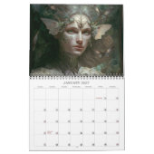 2027年 女性の魔法3 ファンタジーアート カレンダー (1月 2027)
