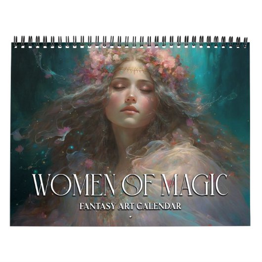 2027年 女性の魔法3 ファンタジーアート カレンダー (カバー)