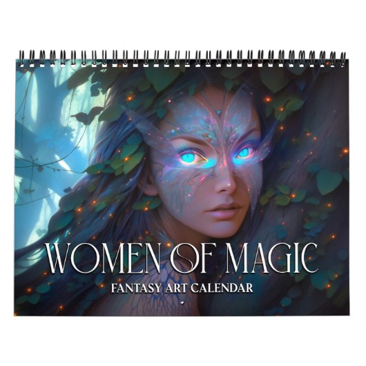 2027年 女性の魔法 6 ファンタジーアート カレンダー (カバー)