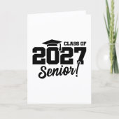 2027年 学校卒業年度 自慢の上級生 2027年度卒業クラス カード (正面)