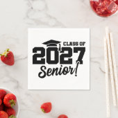 2027年 学校卒業年度 自慢の上級生 2027年度卒業クラス スタンダードカクテルナプキン (インサイチュ)