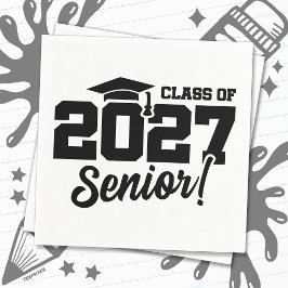2027年 学校卒業年度 自慢の上級生 2027年度卒業クラス スタンダードカクテルナプキン