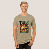 2027年 巳未 赤い羊のTシャツ トライブレンドＴシャツ (正面全面)