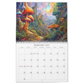 2027年 幻想的な風景 2 カレンダー (2月 2027)