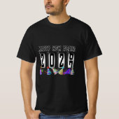2027年 新年オドメーター Tシャツ (正面)