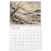 2027年 日本の十二の月 カレンダー (3月 2027)