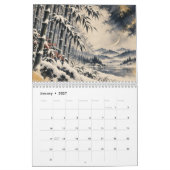 2027年 日本の十二の月 カレンダー (1月 2027)