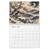 2027年 日本の十二の月 カレンダー (2月 2027)