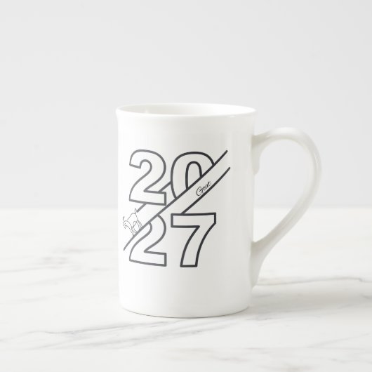 2027年 未 ボーンチャイナマグカップ (右)