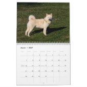 2027年 犬 | 四季を通じての最高の友達 カレンダー (3月 2027)