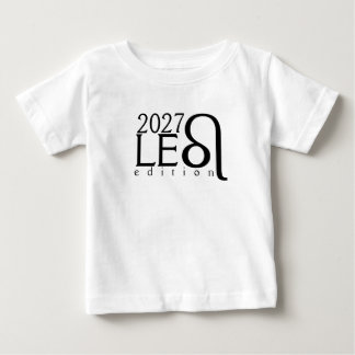 2027年 獅子座 エディション シンボル付き ベビーTシャツ