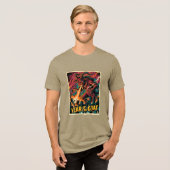 2027年 申年のやぎの火のエネルギーTシャツ トライブレンドTシャツ (正面全面)