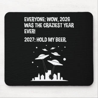 2027年 私のビールを保持 マウスパッド