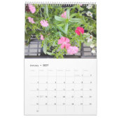 2027年 花 カレンダー (1月 2027)