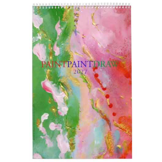2027年 PAINTPAINTDRAW カレンダー (カバー)