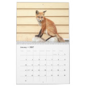 2027 アカギツネ | 森の野生動物写真 カレンダー (1月 2027)