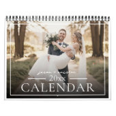 2027 オリジナル ウェディング 写真 新婚 チック カレンダー (カバー)