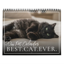 2027 オリジナル ペット 猫 世界で一番の猫 あなたの写真 カレンダー