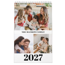 2027 オリジナル 写真カレンダー 簡単に作れる オリジナルグッズ カレンダー