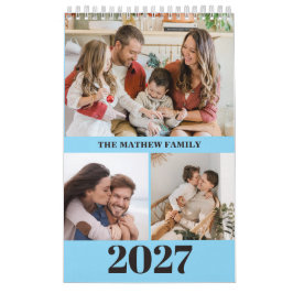 2027 オリジナル 写真カレンダー 簡単に作れる オリジナルグッズ カレンダー
