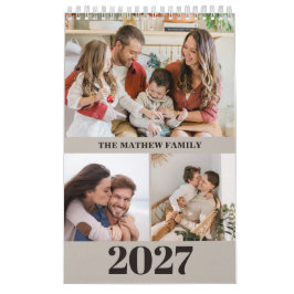 2027 オリジナル 写真カレンダー 簡単に作れる オリジナルグッズ カレンダー