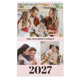 2027 オリジナル 写真カレンダー 簡単に作れる オリジナルグッズ カレンダー