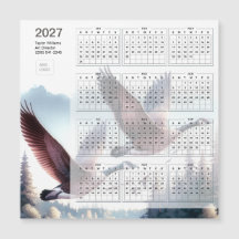 2027 カナダガン ビジネス ロゴ カレンダー カード