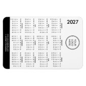 2027 ビジネス ロゴ マグネット カレンダー  (横)