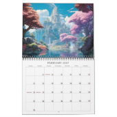 2027 ビューティフル ランドスケープ 4 カレンダー (2月 2027)