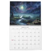 2027 ビューティフル ランドスケープ 4 カレンダー (3月 2027)