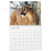 2027 ピューマ カレンダー (3月 2027)