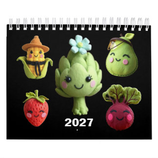 2027 フルーツ&野菜カレンダー カレンダー