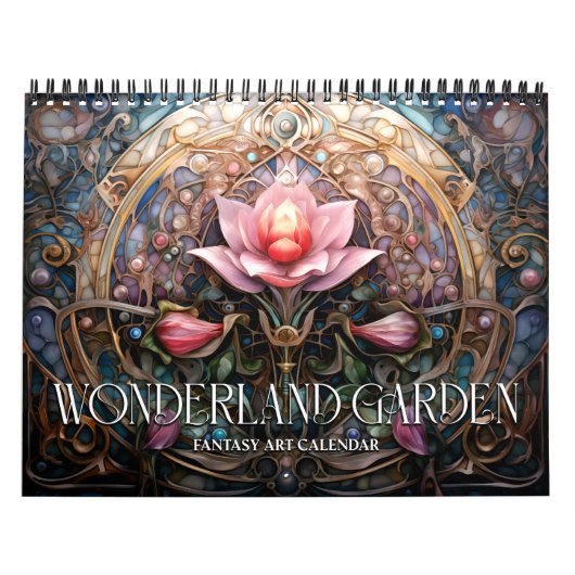 2027 不思議の国の庭 超現実的ファンタジーアート カレンダー (カバー)
