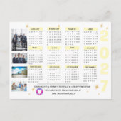 2027 企業ビジネス写真ロゴ ポストカード (正面)