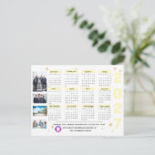 2027 企業ビジネス写真ロゴ ポストカード (スタンド正面)