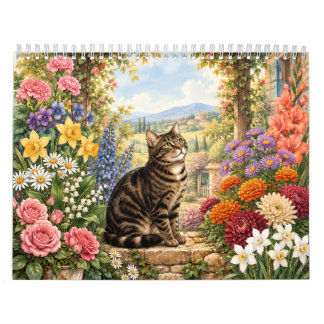 2027 年 たび猫 誕生花 カレンダー