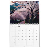 2027 驚くべき美しい壮麗な風景 二つ カレンダー (2月 2027)