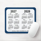 2027-2028ジャンツによる交番ブルースクールカレンダー マウスパッド (マウス)