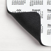 2027-2029白3年カレンダーby Janz マウスパッド (コーナー)