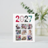 2027 9 Photo Christmas Red The Best Yet to Come シーズンカード (スタンド正面)