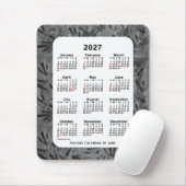 2027 Black Art Holiday Calendar by Janz マウスパッド (マウス)