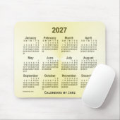 2027 Brass Calendar by Janz Mouse pad マウスパッド (マウス)