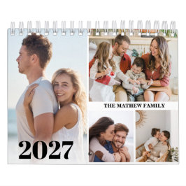 2027 Custom Photo Calendar Simple Create Your Own カレンダー