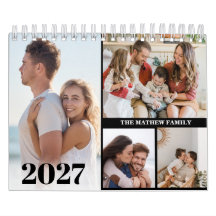 2027 Custom Photo Calendar Simple Create Your Own