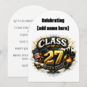 2027 Graduation Party invitation  招待状 (正面/裏面)