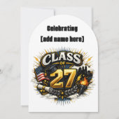 2027 Graduation Party invitation  招待状 (正面)