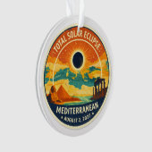 2027 Mediterranean Solar Eclipse オーナメント (正面)