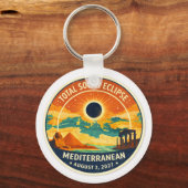 2027 Mediterranean Solar Eclipse キーホルダー (正面)