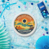 2027 Mediterranean Solar Eclipse ペーパープレート (パーティー)